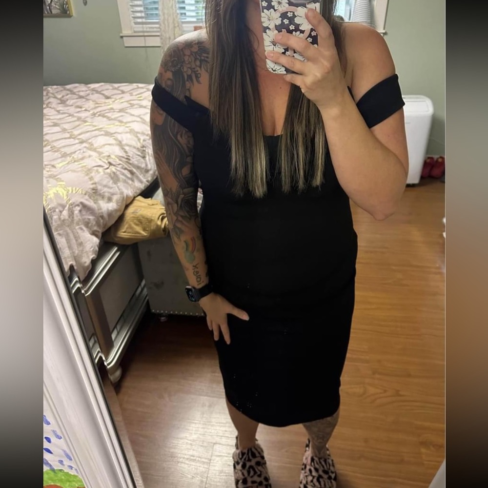 Boohoo fitted LBD size 12 BNWT